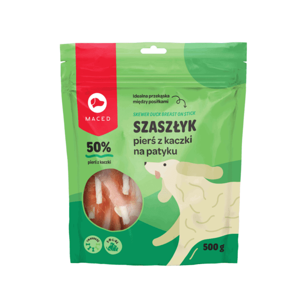 SM SZASZŁYK PIERŚ Z KACZKI NA PATYKU 500 g
