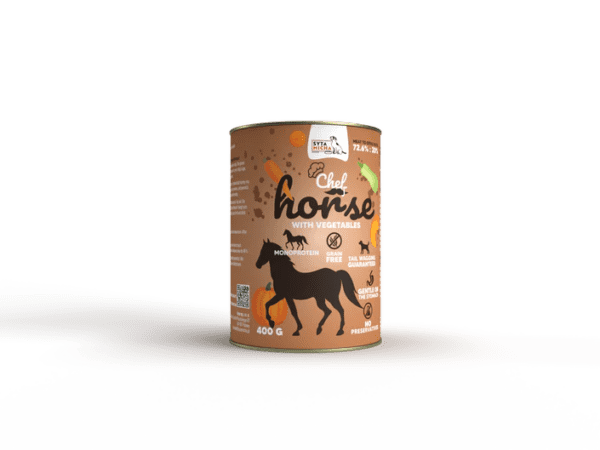 Syta Micha Karma mokra dla psa Koń z warzywami 400g