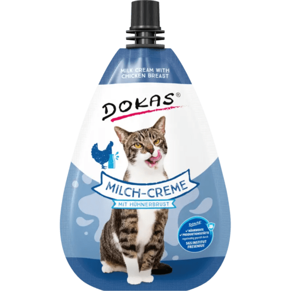 DOKAS kot Milk Cream 80g kurczak