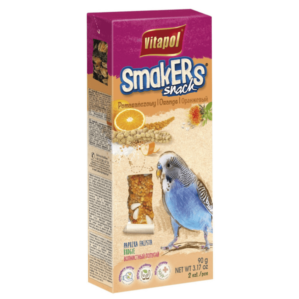 SMAKERS DLA PAPUŻKI POMARAŃCZOWY 2szt op