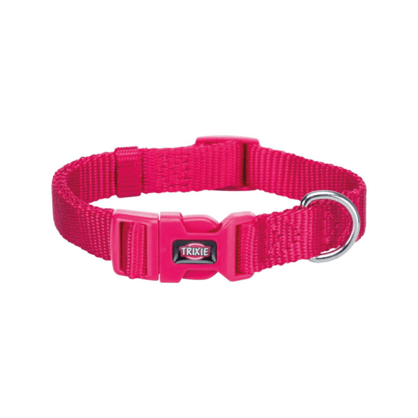 Obroża Premium, S: 25-40 cm/15 mm, fuksja