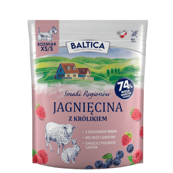 BALTICA SMAKI REGIONÓW Jagnięcina z królikiem XS/S 1kg