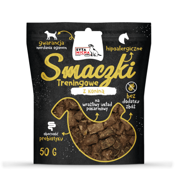 Syta Micha Smaczki z koniną 50g - Delikatny układ pokarmowy
