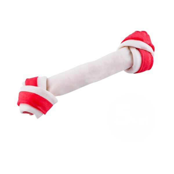 KO KOŚĆ WIĄZANA BIAŁO-CZERWONA 21CM