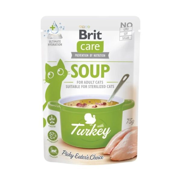 Brit Care Cat Soup with Turkey 75g