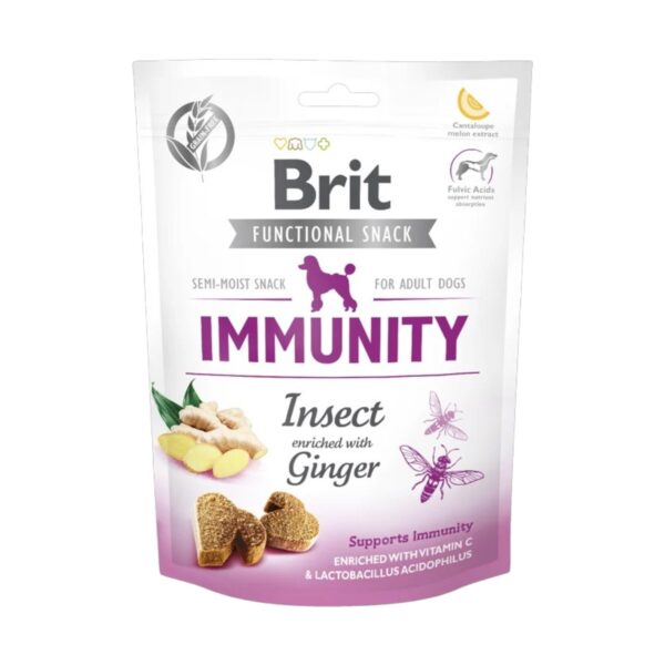 Brit Functional Dog Snack Immunity Insect 150g