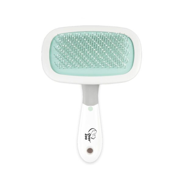 Szczotka obrotowa z kulkami dla psów i kotów M - Over Zoo