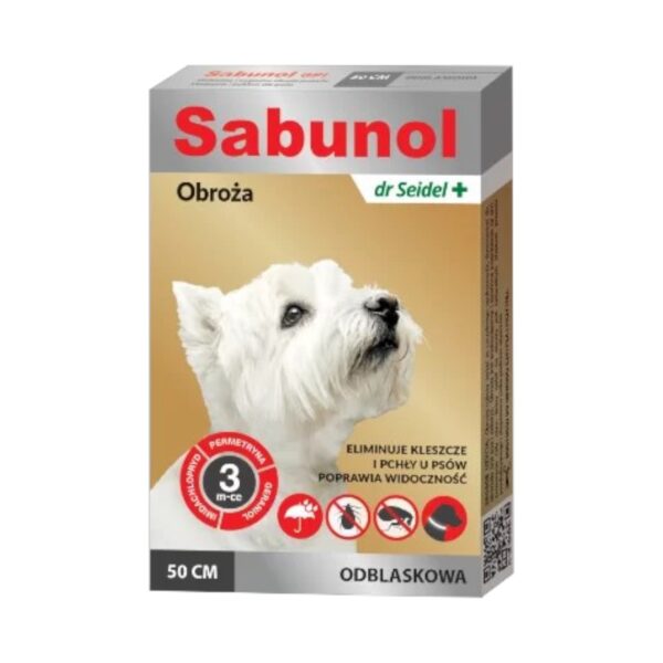 Sabunol obroża odblaskowa 50 cm