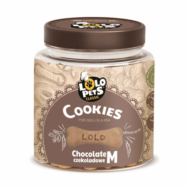 CIASTKA DLA PSA KOŚCI M CZEKOLADOWE W SŁOIKACH 210g