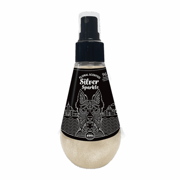 Silver Sparkle perfumy dla psów z brokatem 150 ml - Over Zoo