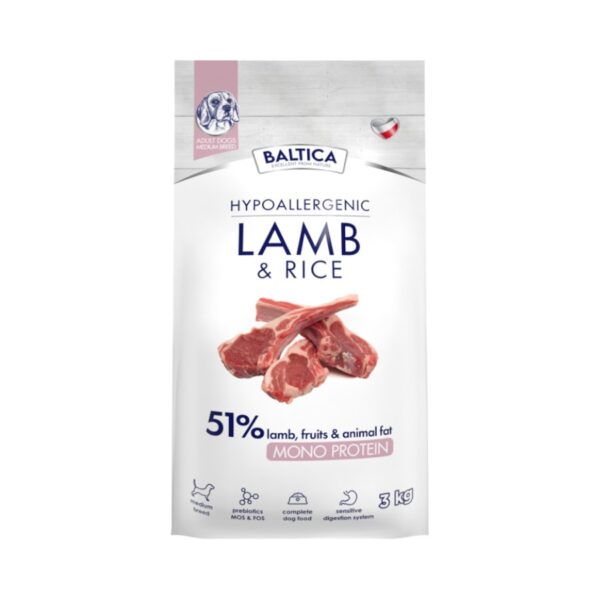 Baltica Adult Lamb&Rice M 3kg