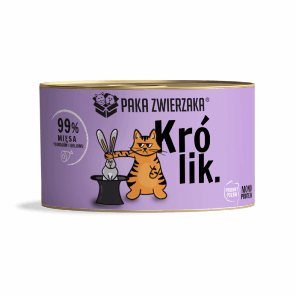Karma mokra KOT Królik 200g - Paka Zwierzaka