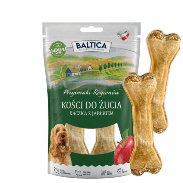 Baltica Kości do żucia kaczka z jabłkiem 2 szt.