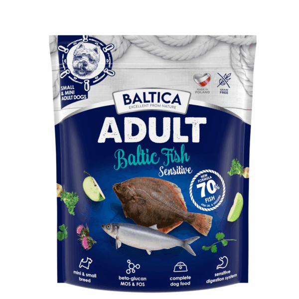 ADULT Sensitive Baltic Fish / z ryb bałtyckich dla psów dorosłych XS/S 1kg - Baltica