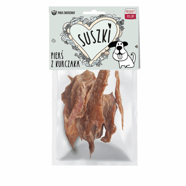 SUSZKI Pierś z kurczaka 100g - Paka Zwierzaka