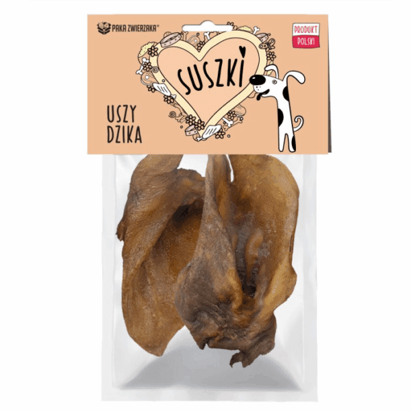 SUSZKI Uszy dzika 2szt. - Paka Zwierzaka
