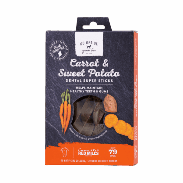 Gryzaki dentystyczne Go Native z marchewką i batatem 150 g