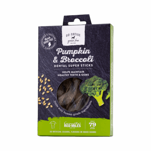 Gryzaki dentystyczne Go Native z dynią i brokułem 150 g