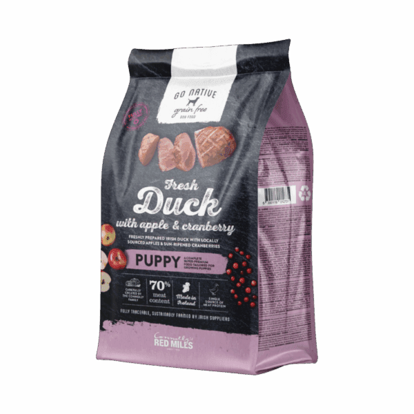 Karma sucha Go Native Puppy kaczka z jabłkiem i żurawiną 800 g