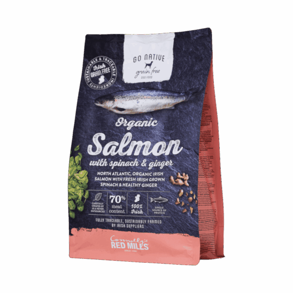 Karma sucha Go Native łosoś ze szpinakiem i imbirem 800 g