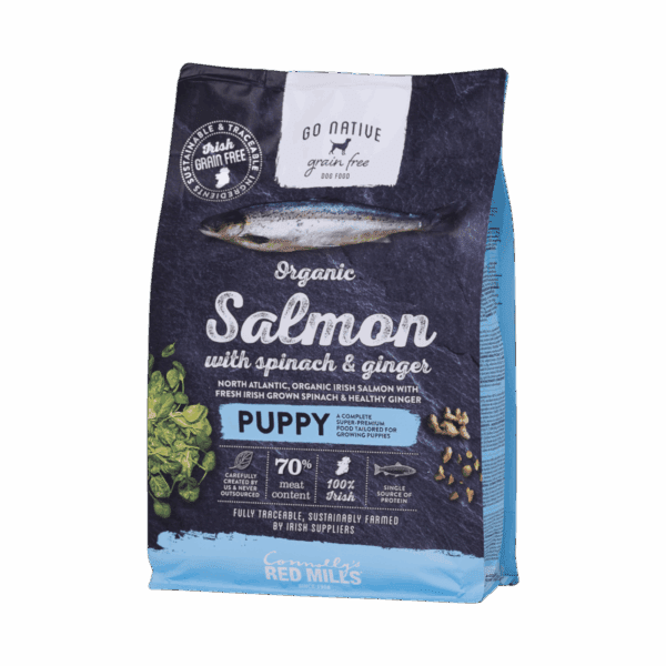 Karma sucha Go Native Puppy łosoś ze szpinakiem i imbirem 800 g